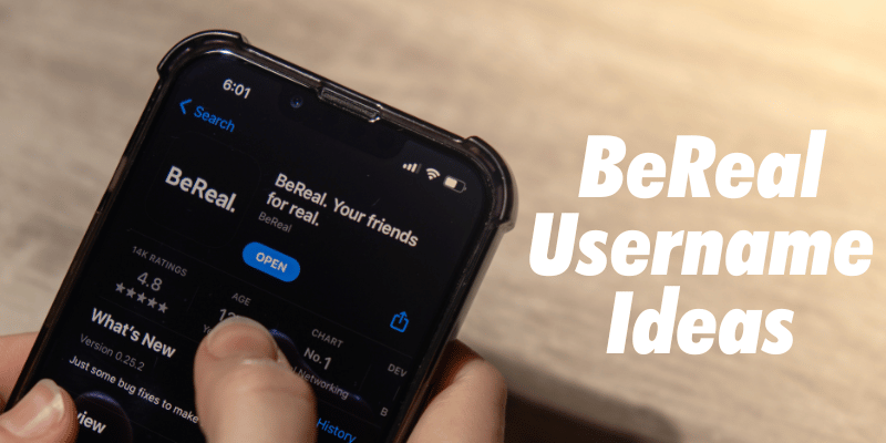 BeReal Usernames Ideas