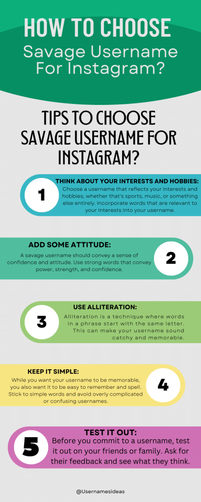 How To Pick a Savage Username For Instagram?