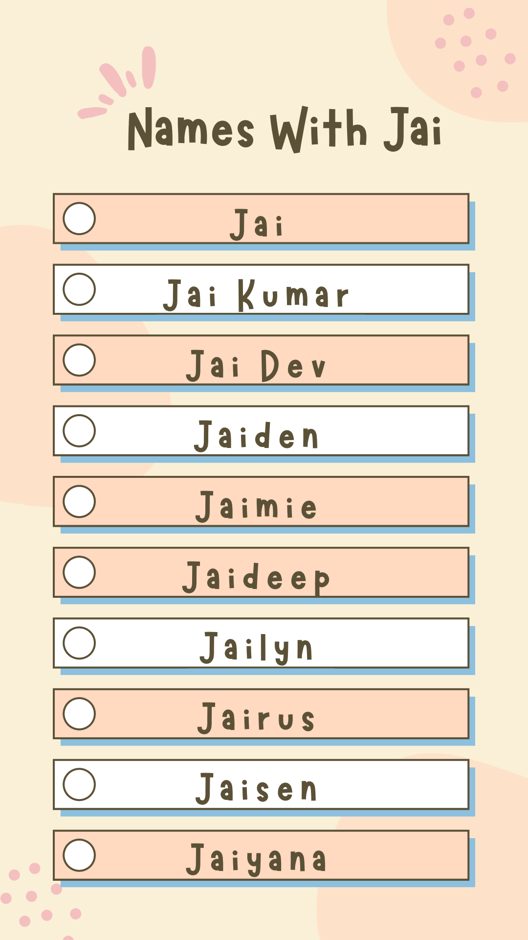 200 Unique Names With Jai For Baby Boy s 2023