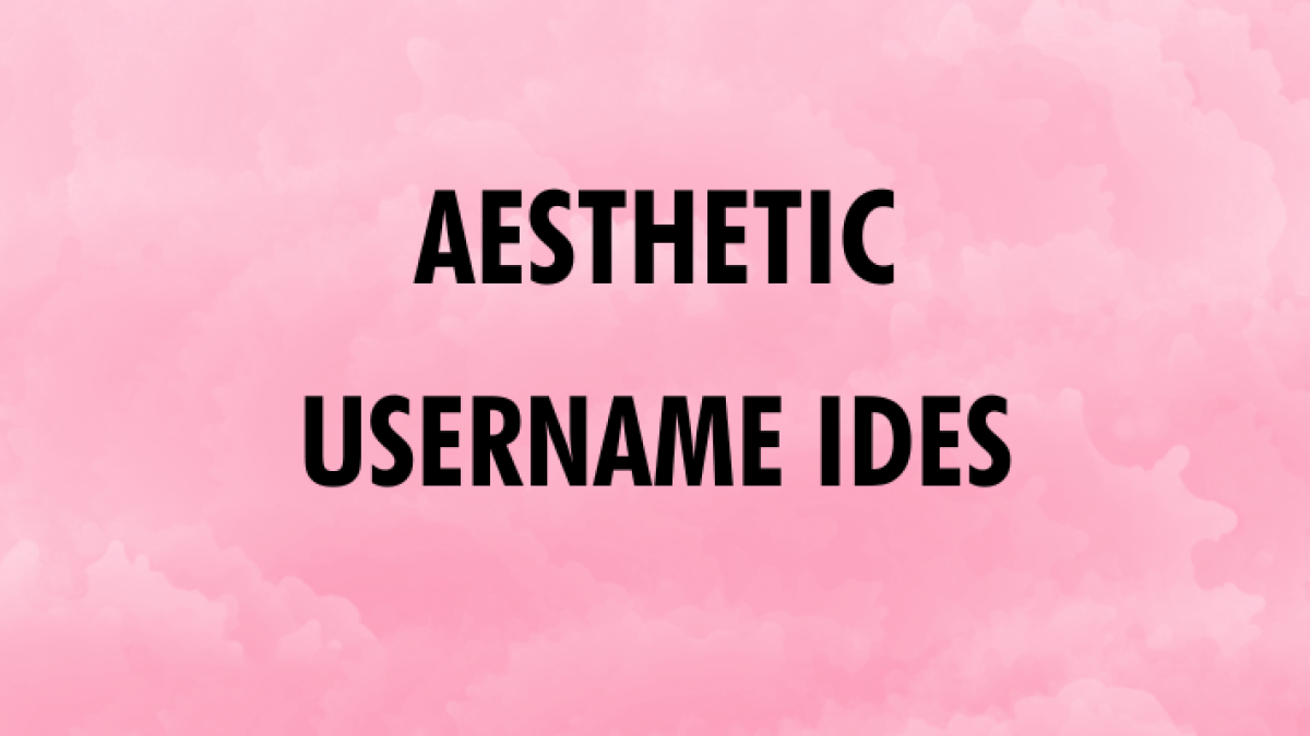 aesthetic roblox usernames