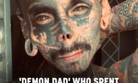 ‘Demon Dad’ Who Spent Over $22k On Extreme Look Shocks Fans With Before Photo