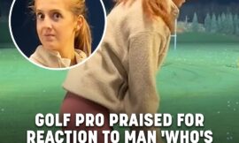Golf Pro Praised For Reaction To Man Telling Her How To Swing