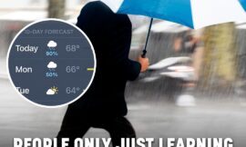 People Only Just Discovering What Rain Percentage On iPhone Weather App Actually Means