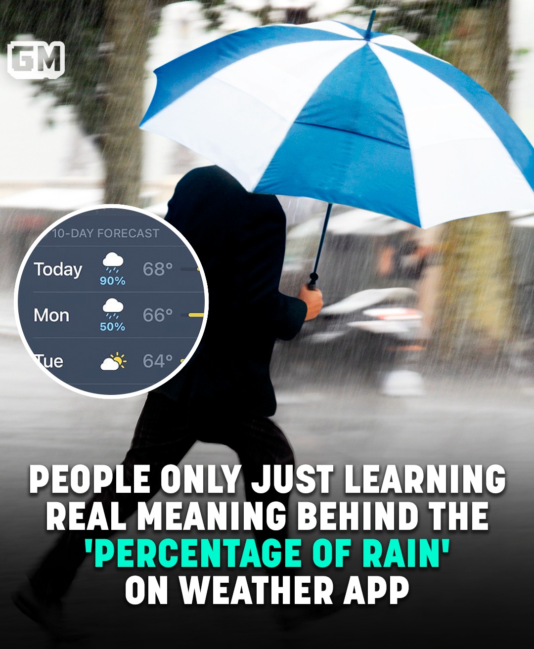 Read more about the article People Only Just Discovering What Rain Percentage On iPhone Weather App Actually Means
