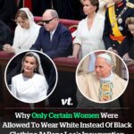 Why only certain women were allowed to wear white instead of black clothing at Pope Leo’s inauguration