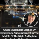 Cruise passengers startled by emergency announcement in the middle of the night as captain dies during 19-day voyage