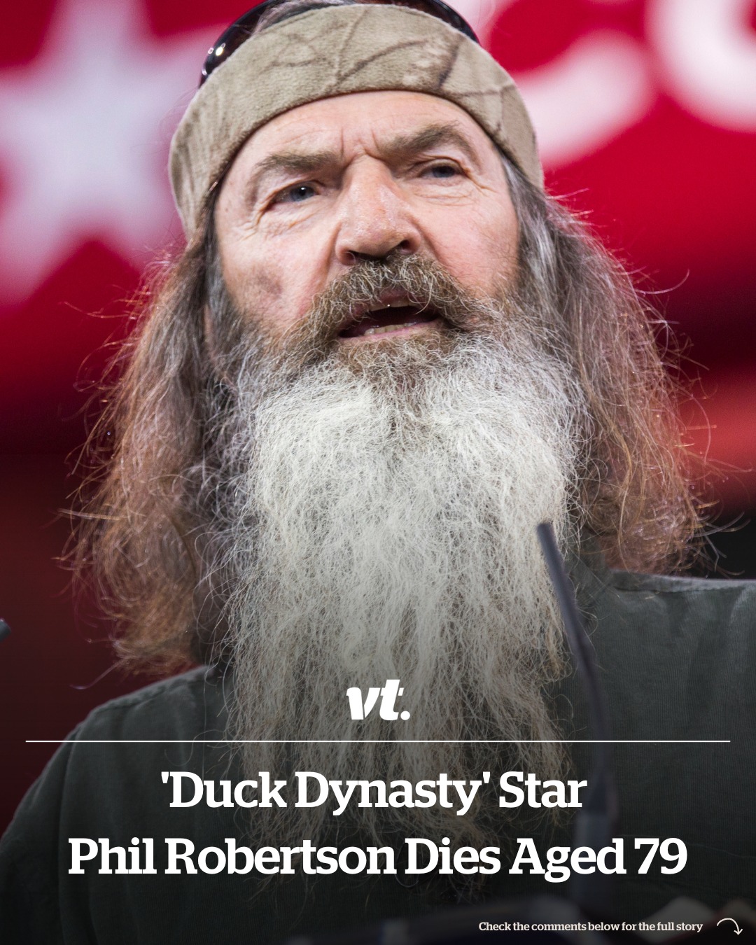 Read more about the article ‘Duck Dynasty’ star Phil Robertson dies aged 79