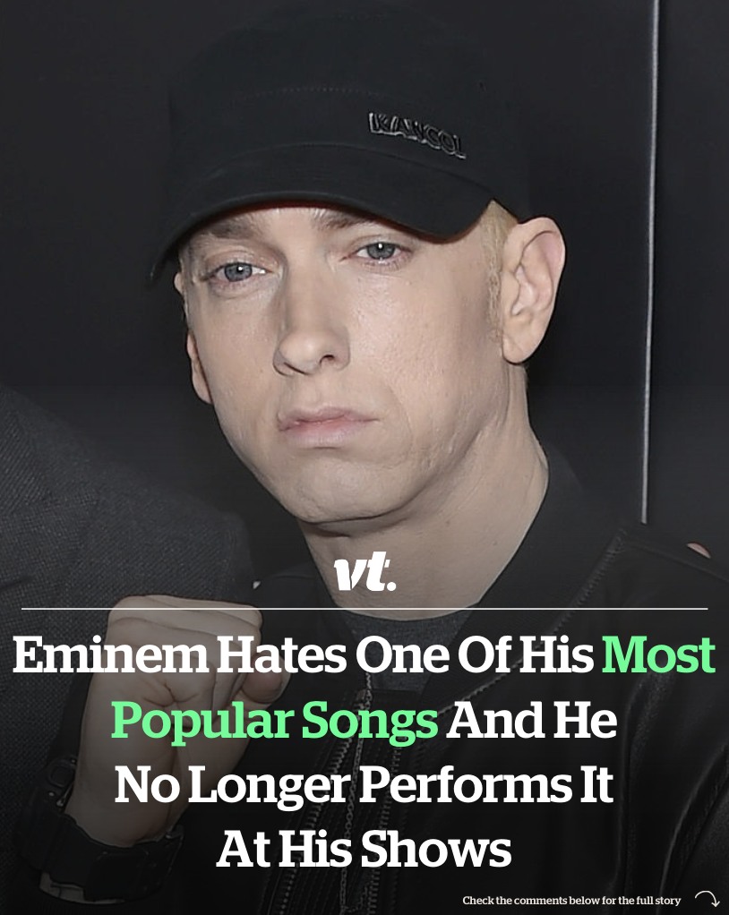 Read more about the article Eminem hates one of his most popular songs and he no longer performs it at his shows