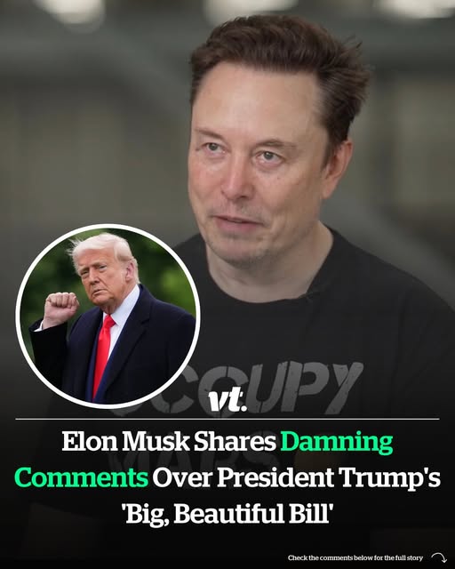 Read more about the article Elon Musk shares damning comments over President Trump’s ‘big, beautiful bill’