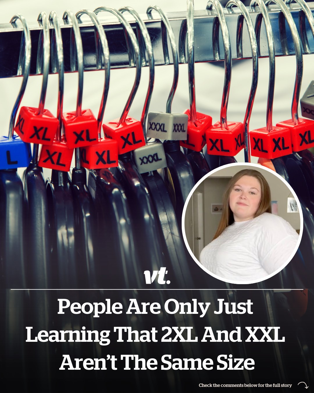 Read more about the article People are only just learning that 2XL and XXL aren’t the same size