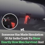 Someone has made simulation of Air India crash to show exactly how man survived and walked away from wreckage