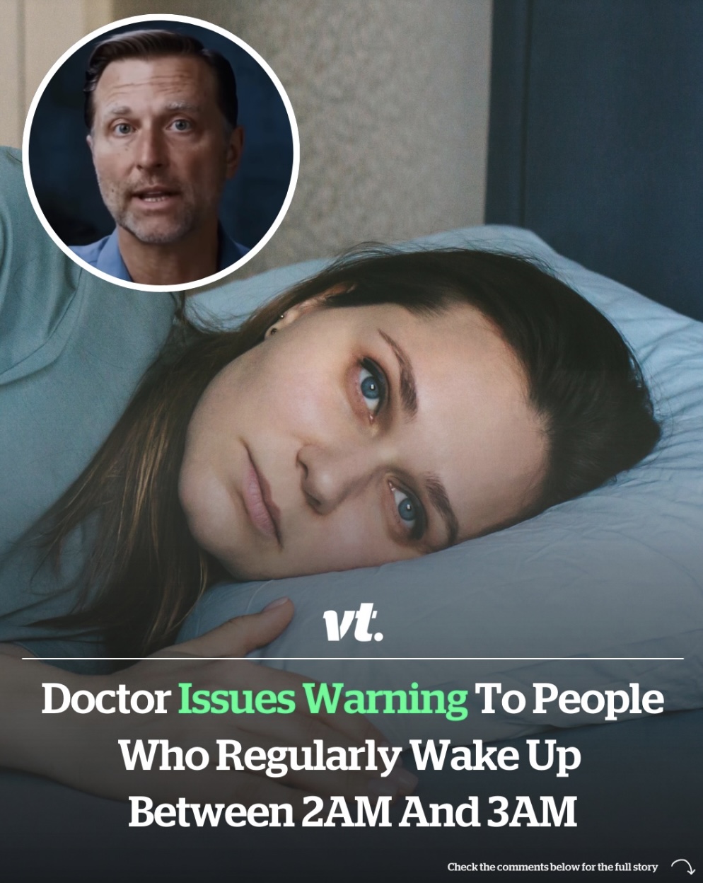 Read more about the article Doctor issues warning to people who regularly wake up between 2AM and 3AM