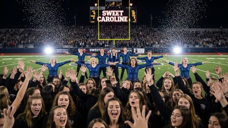 Read more about the article High School Dance Team Sweet Caroline Performance Brings Entire Stadium To Their Feet