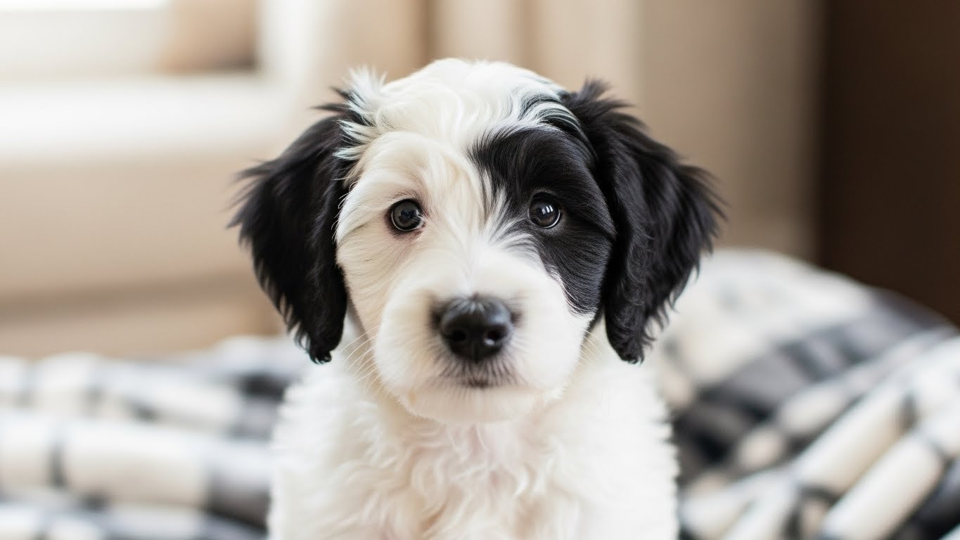 You are currently viewing Adorable Sheepadoodle Puppy Looks Exactly Like Snoopy And The Internet Cannot Handle The Cuteness