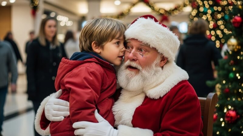 Read more about the article Little Boy Asks Mall Santa For Something Unexpected – Santas Response Has Everyone Sobbing