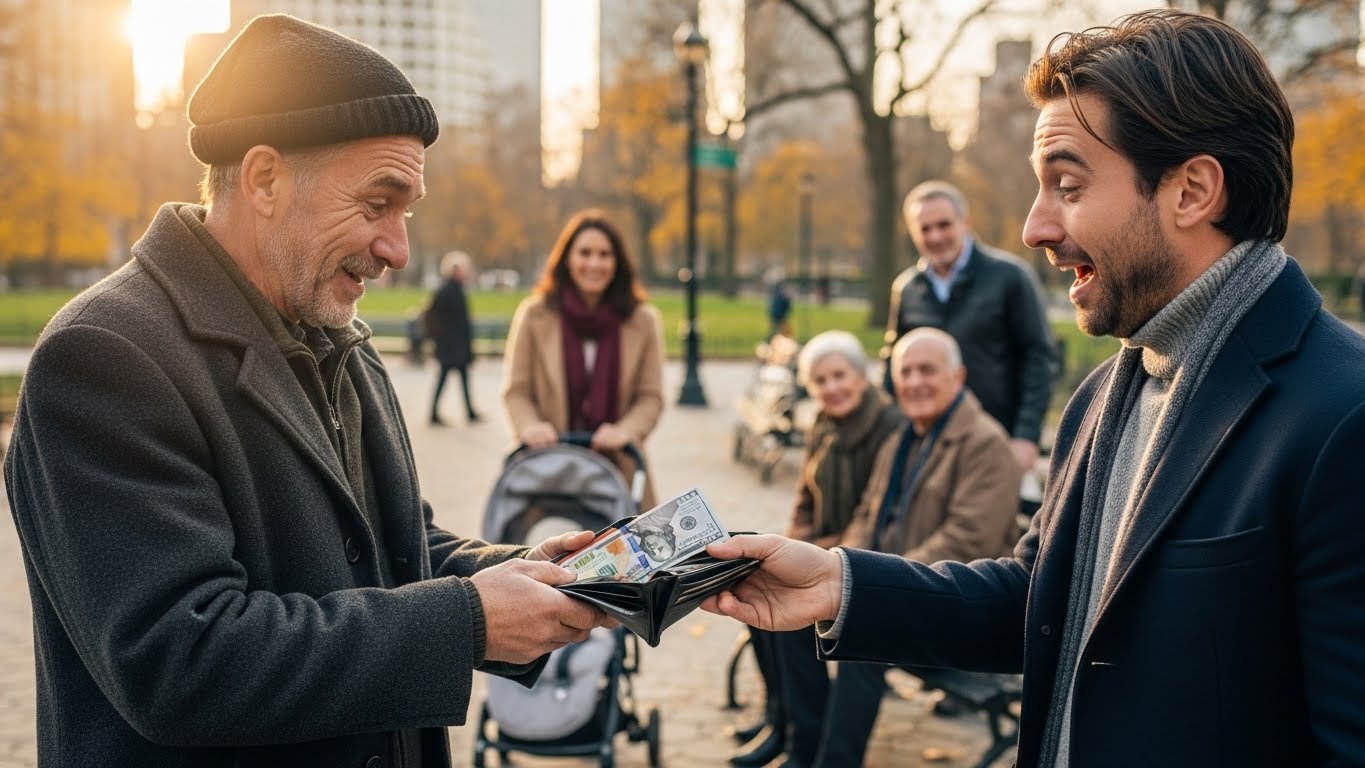 You are currently viewing Homeless Man Returns Lost Wallet With $2000 Cash – What The Owner Does Next Is Unbelievable