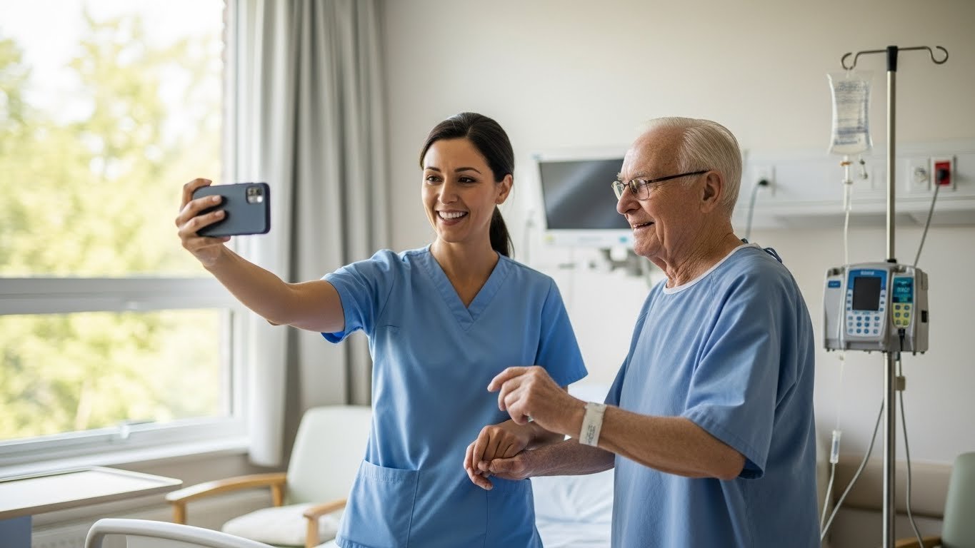 You are currently viewing Nurse Films Herself Dancing With Alzheimers Patient – The Reason Behind It Will Melt Your Heart