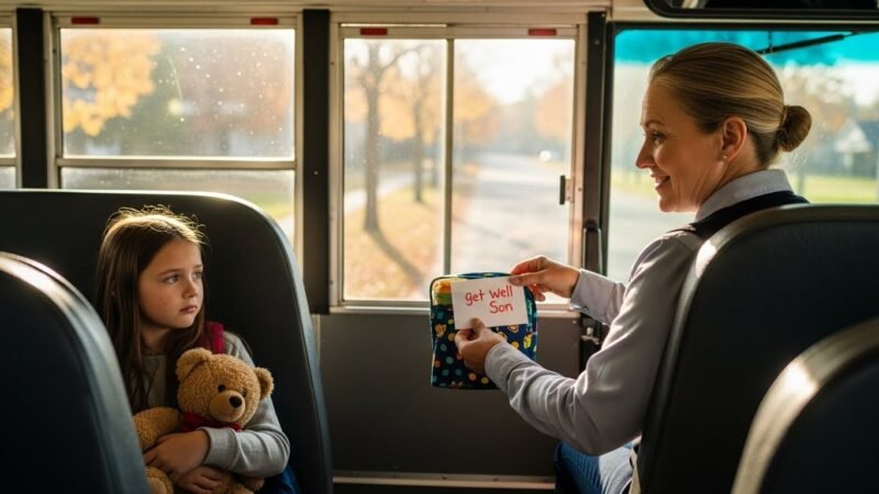 Read more about the article School Bus Driver Learns Student’s Parent Is Sick – What She Does Every Morning Will Wreck You