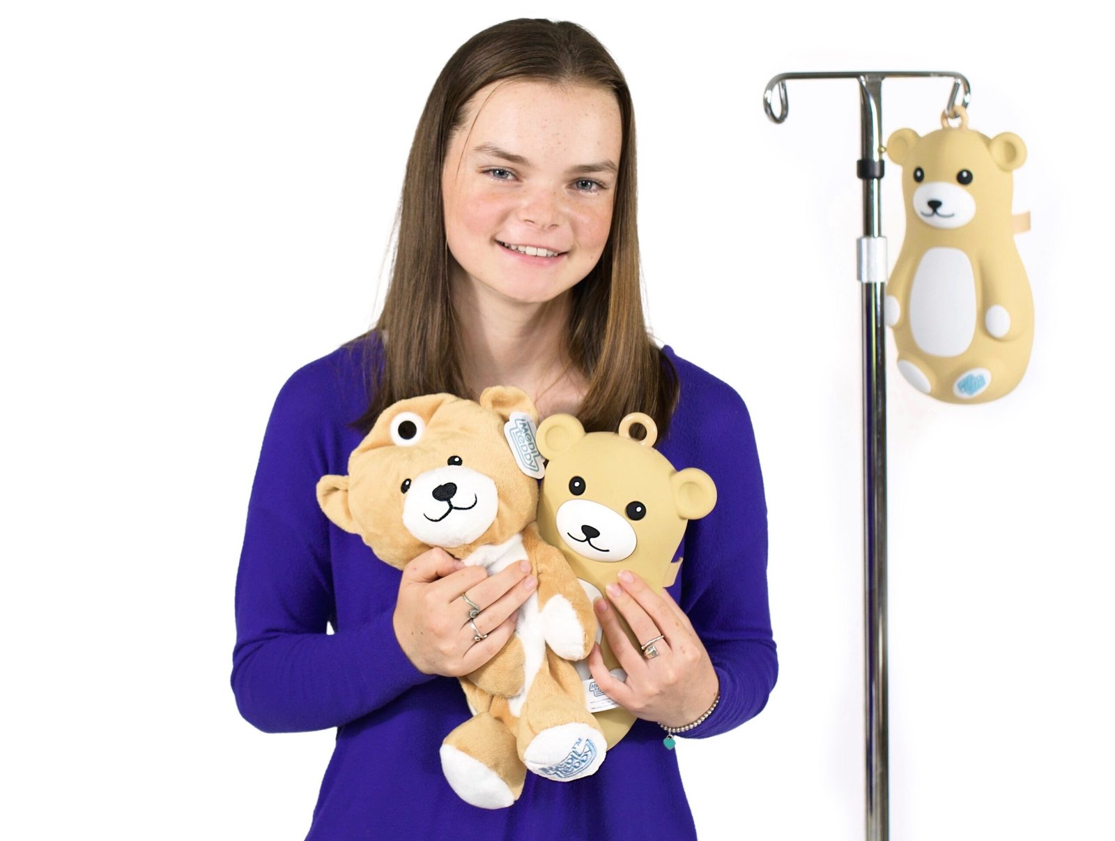 You are currently viewing Thanks to One Preteen’s Invention, Kids in Hospitals Can Look at Teddy Bears Instead of IV Bags