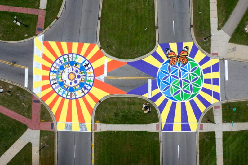 Read more about the article How Asphalt Art Is Beautifying Roads and Making Them Safer
