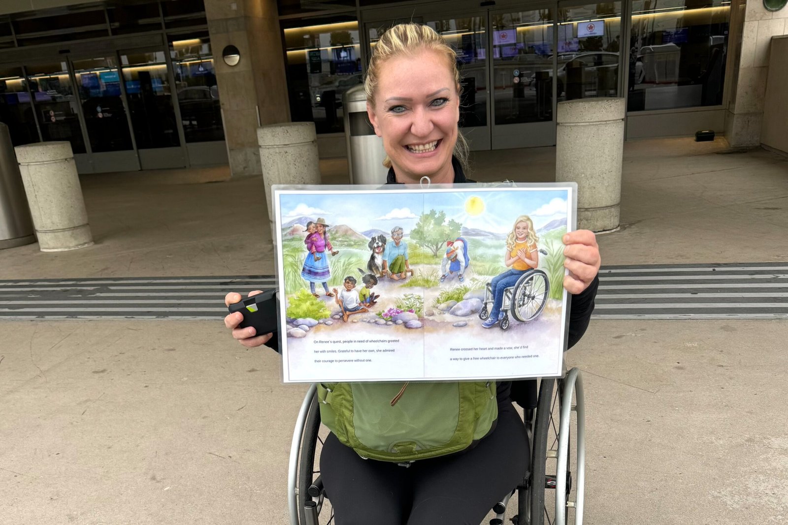 You are currently viewing How Nice News Helped Inspire a Children’s Book About Renee Bruns, Who Travels the World in Her Wheelchair