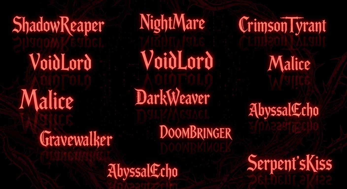 200+ Villain Usernames That Sound Evil and Powerful (2026) - illustration 5